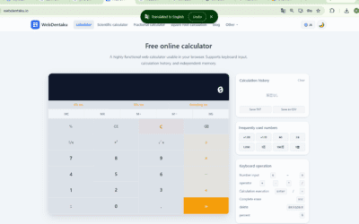 free online calculators